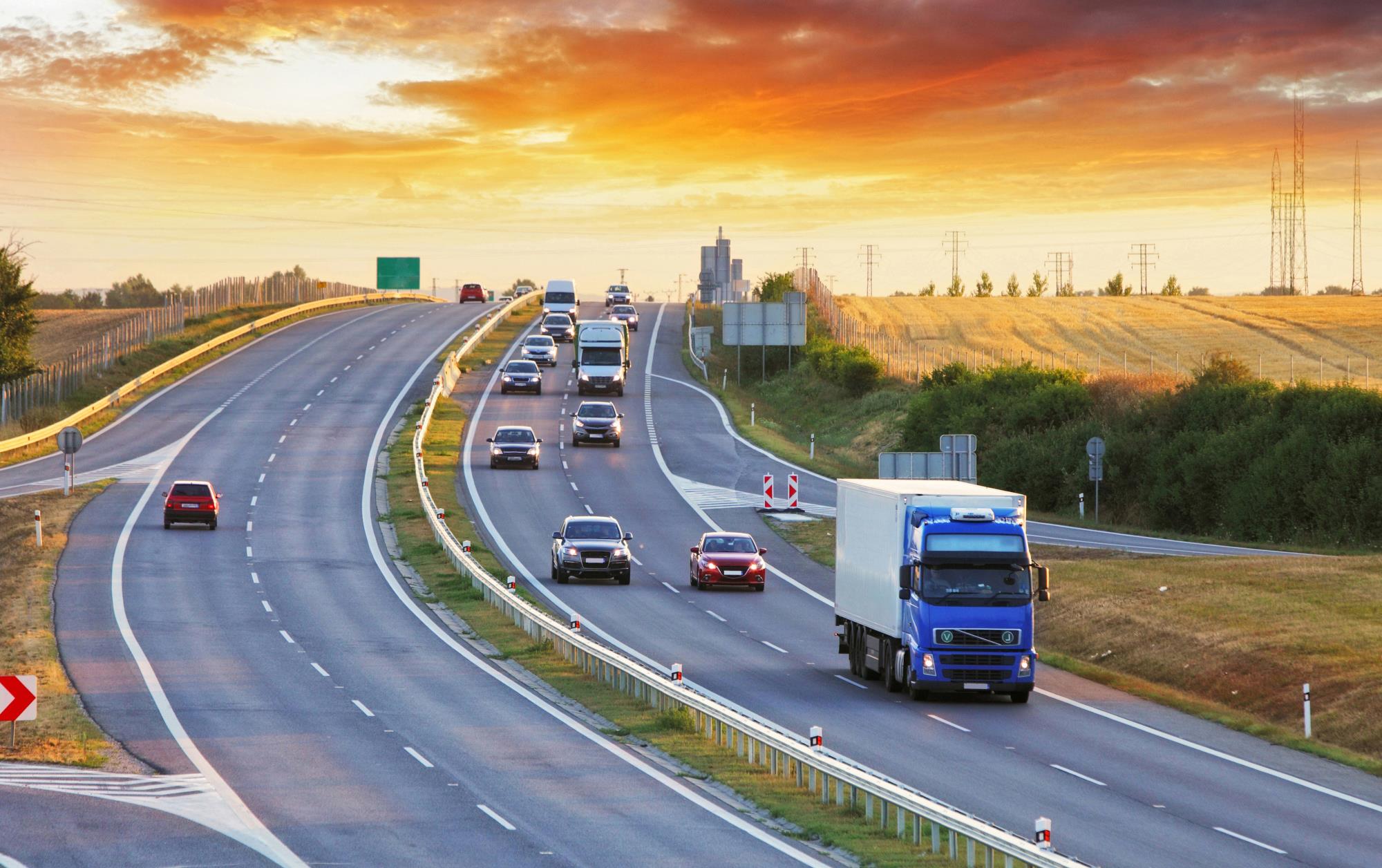 highway-transportation-with-cars-and-truck